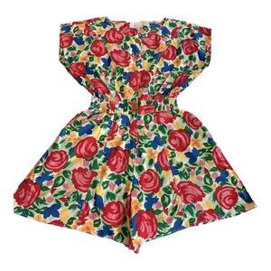 Bright Floral Romper. Size: M